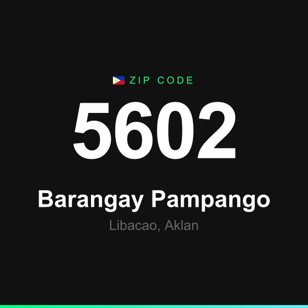Shareable ZIP code 5602 card for Barangay Pampango