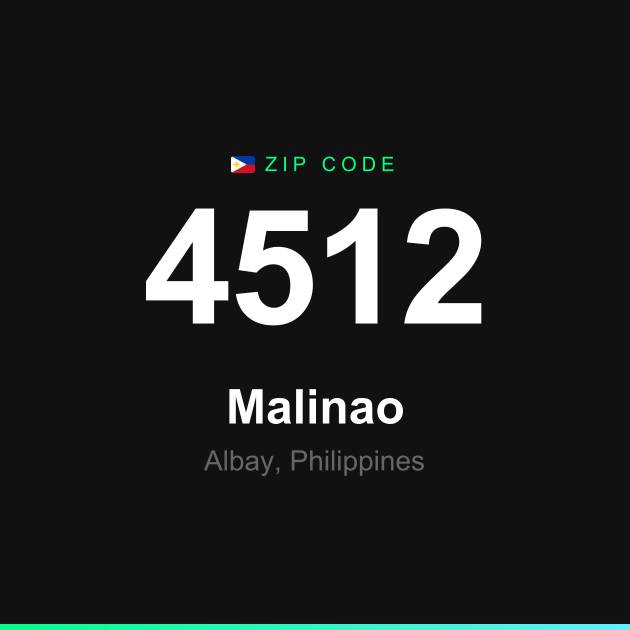 Shareable ZIP code 4512 card for Malinao