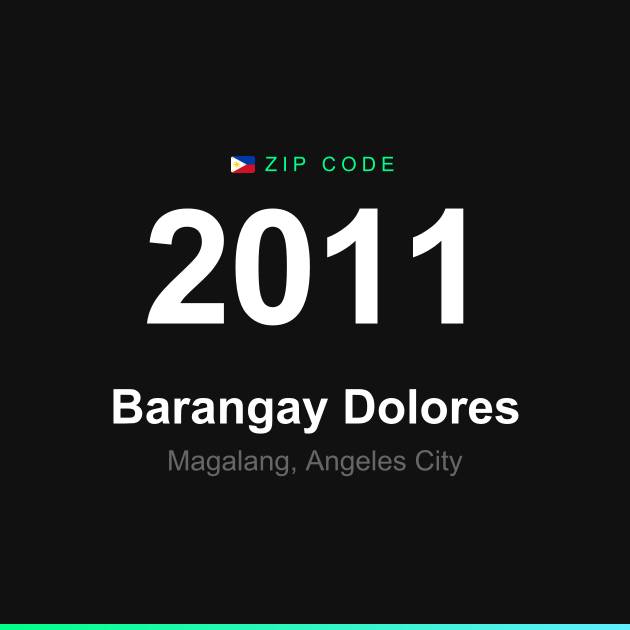 Shareable ZIP code 2011 card for Barangay Dolores