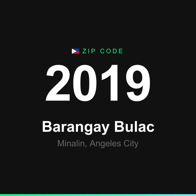 Shareable ZIP code 2019 card for Barangay Bulac
