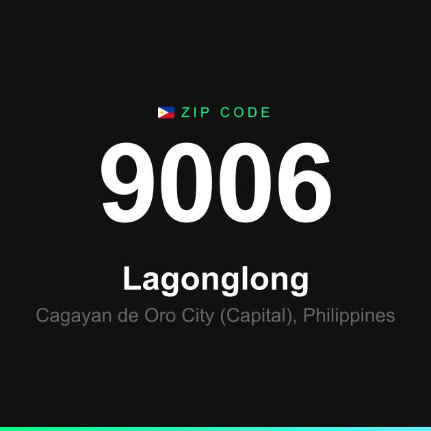 Shareable ZIP code 9006 card for Lagonglong