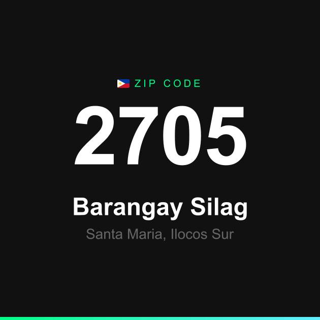 Shareable ZIP code 2705 card for Barangay Silag