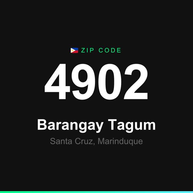 Shareable ZIP code 4902 card for Barangay Tagum
