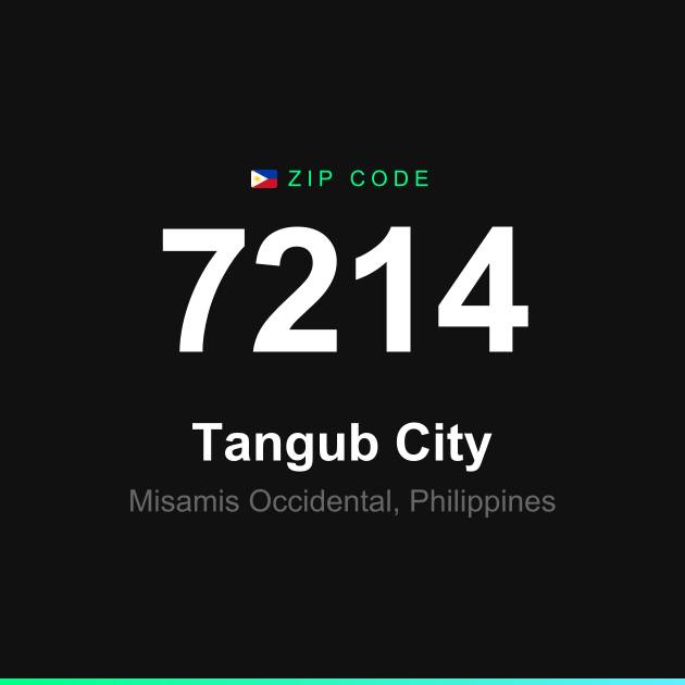 Shareable ZIP code 7214 card for Tangub City