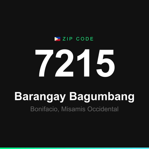 Shareable ZIP code 7215 card for Barangay Bagumbang