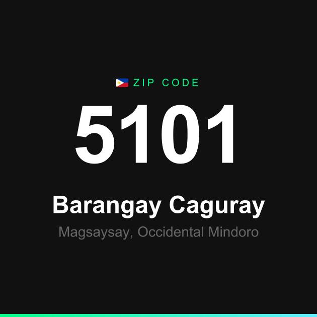 Shareable ZIP code 5101 card for Barangay Caguray