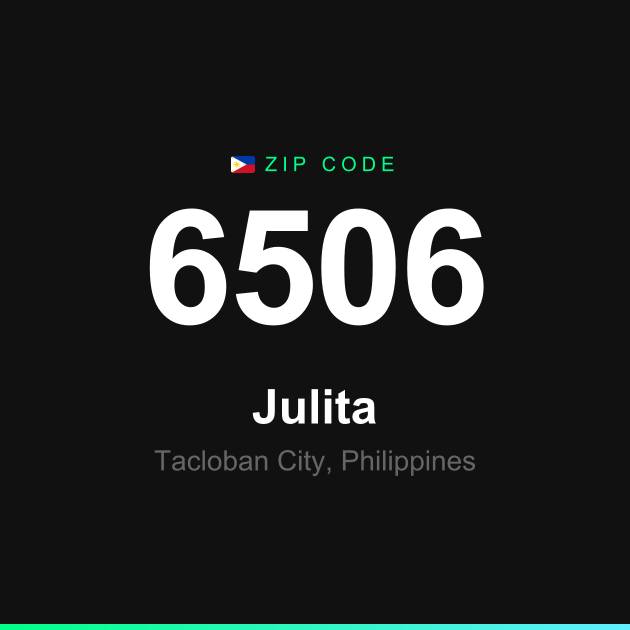 Shareable ZIP code 6506 card for Julita