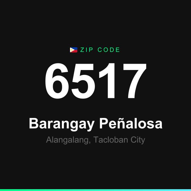 Shareable ZIP code 6517 card for Barangay Peñalosa
